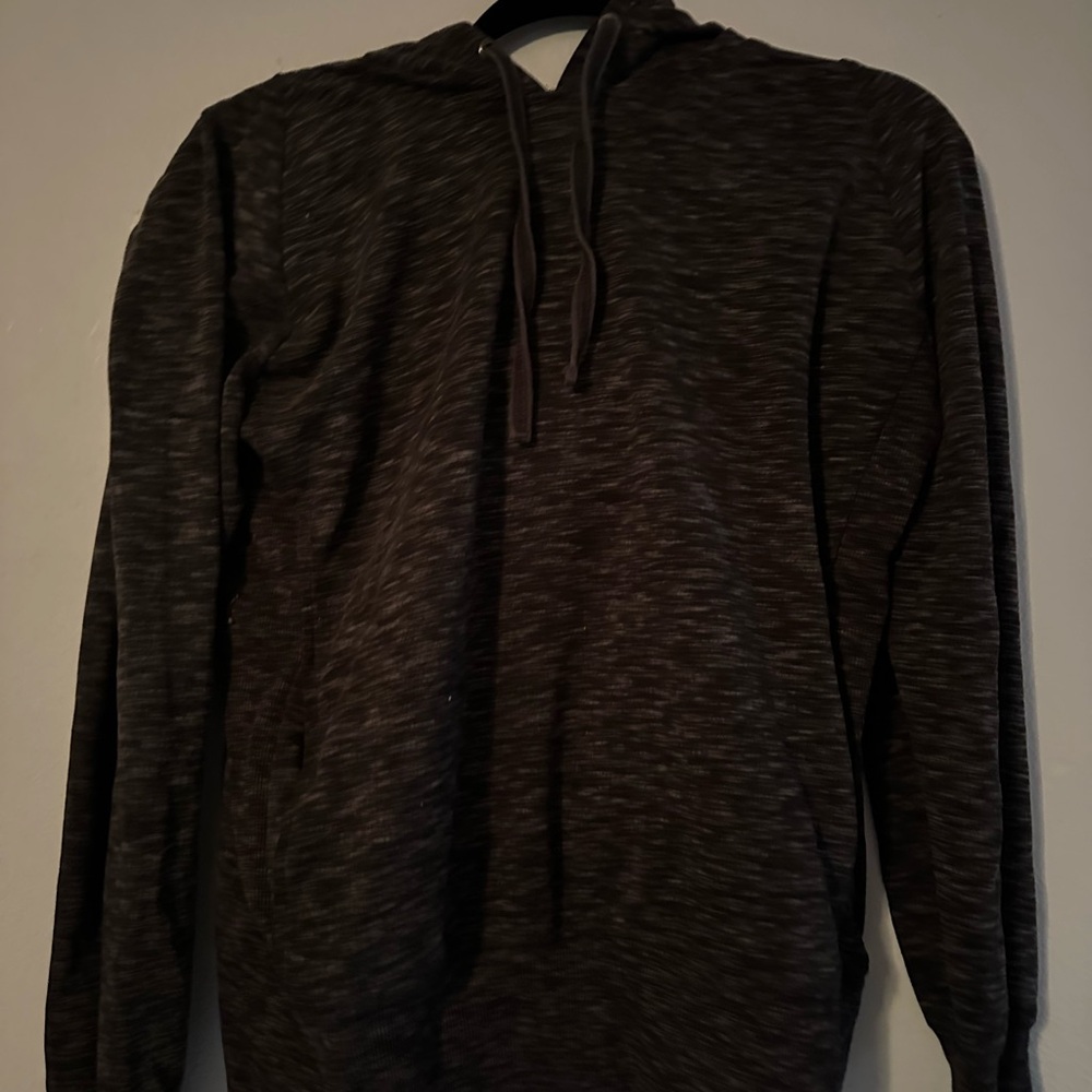 Dark Gray Hooded Sweatshirt